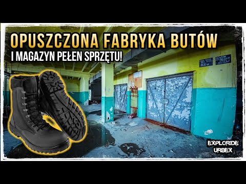 🔴 Dawna Fabryka Butów dla WOJSKA i POLICJI | ExploRide Urbex