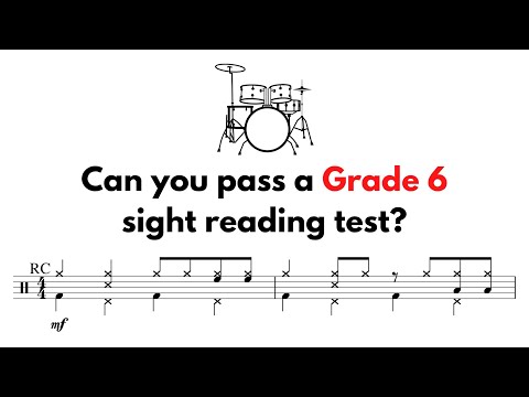 Can you pass a Grade 6 sight reading test?