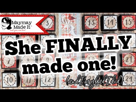 Calendario dell'avvento fai da te con i libri