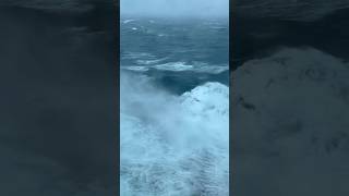 #shorts Wow! Huge waves! First time in my life such a scary experience! Carnival Spirit cruise ship
