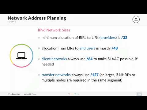 IPv6 Network Address Planning