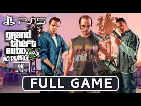 GTA 5 (No Damage) Full Game Walkthrough (4K) No Commentary