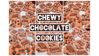 How to make Chewy Chocolate Cookies | Using Oven Toaster!