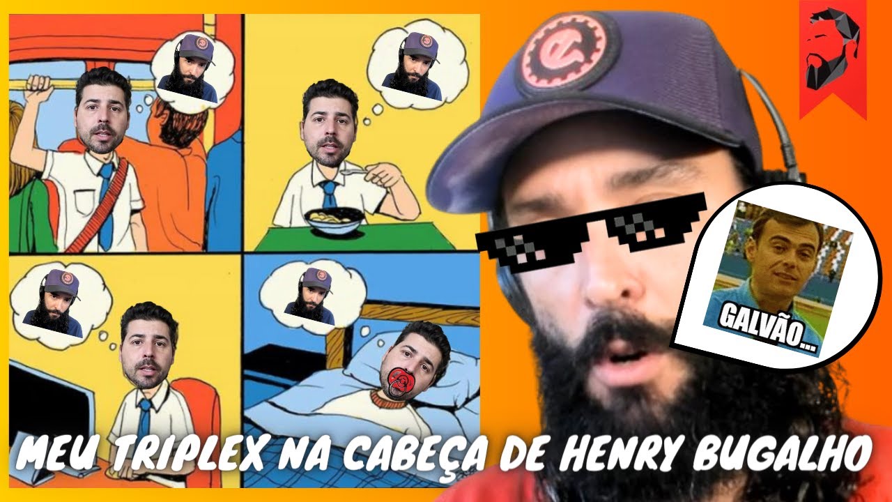 ALUGUEI UM TRIPLEX NA CABEÇA DO HENRY BUGALHO E ESTOU MORANDO LÁ