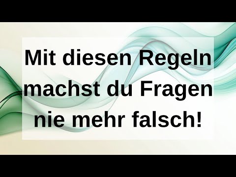 Fragen auf Englisch stellen: Bildung von W-Fragen, Entscheidungsfragen, Bestätigungsfragen