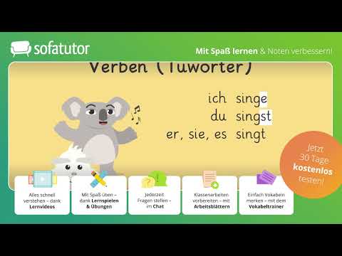 Die Wortarten – Überblick einfach erklärt – Deutsch 3. & 4. Klasse