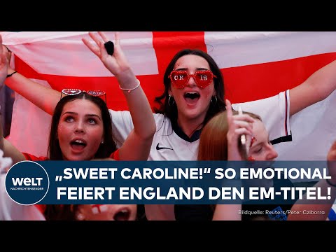 ENGLAND: EM-Titel verteidigt - So emotional feiert das Land den erneuten Triumph der Lionesses