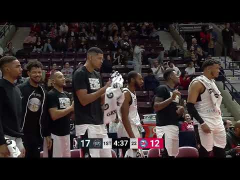 Raptors 905 Highlights: Roger Moute a Bidias One Handed Slam - February 28, 2018
