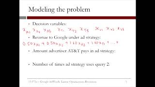 8.4.5 R8. Google AdWords - Video 4: Modeling the Problem