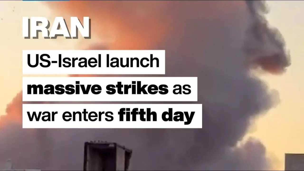 US-Israel launch massive strikes on Iran as war enters fifth day • FRANCE 24 English