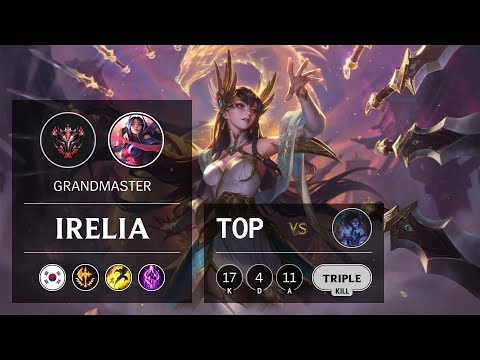 Irelia Top vs Sylas - KR Grandmaster Patch 9.8