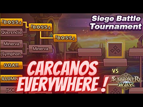 SIEGE BATTLE TOURNAMENT Round 3 [Season 4] - GOAT vs BOSS - Summoners War