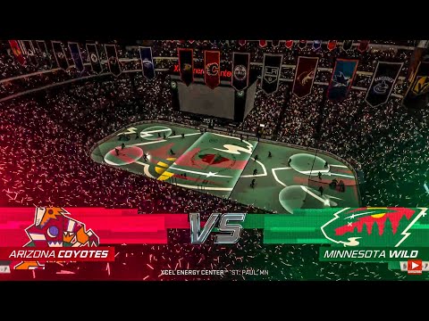 Arizona Coyotes vs Minnesota Wild 11/27/2022 NHL 23 Gameplay
