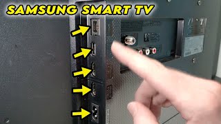 Samsung Smart TV Back Ports Explained (HDMI, Optical, USB, RCA etc..)