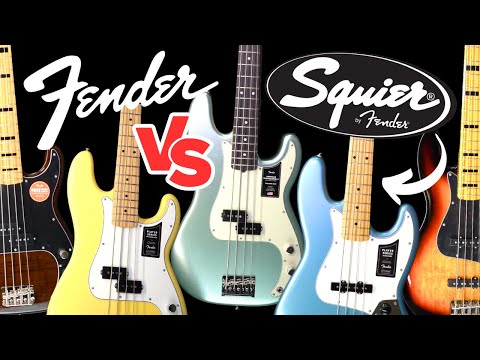 Fender VS Squier BASS GUITARS