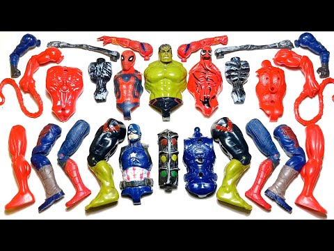 AVENGERS TOYS MARVEL'S, SPIDERMAN VS HULK VS CAPTAIN AMERICA VS VENOM VS SIRENHEAD