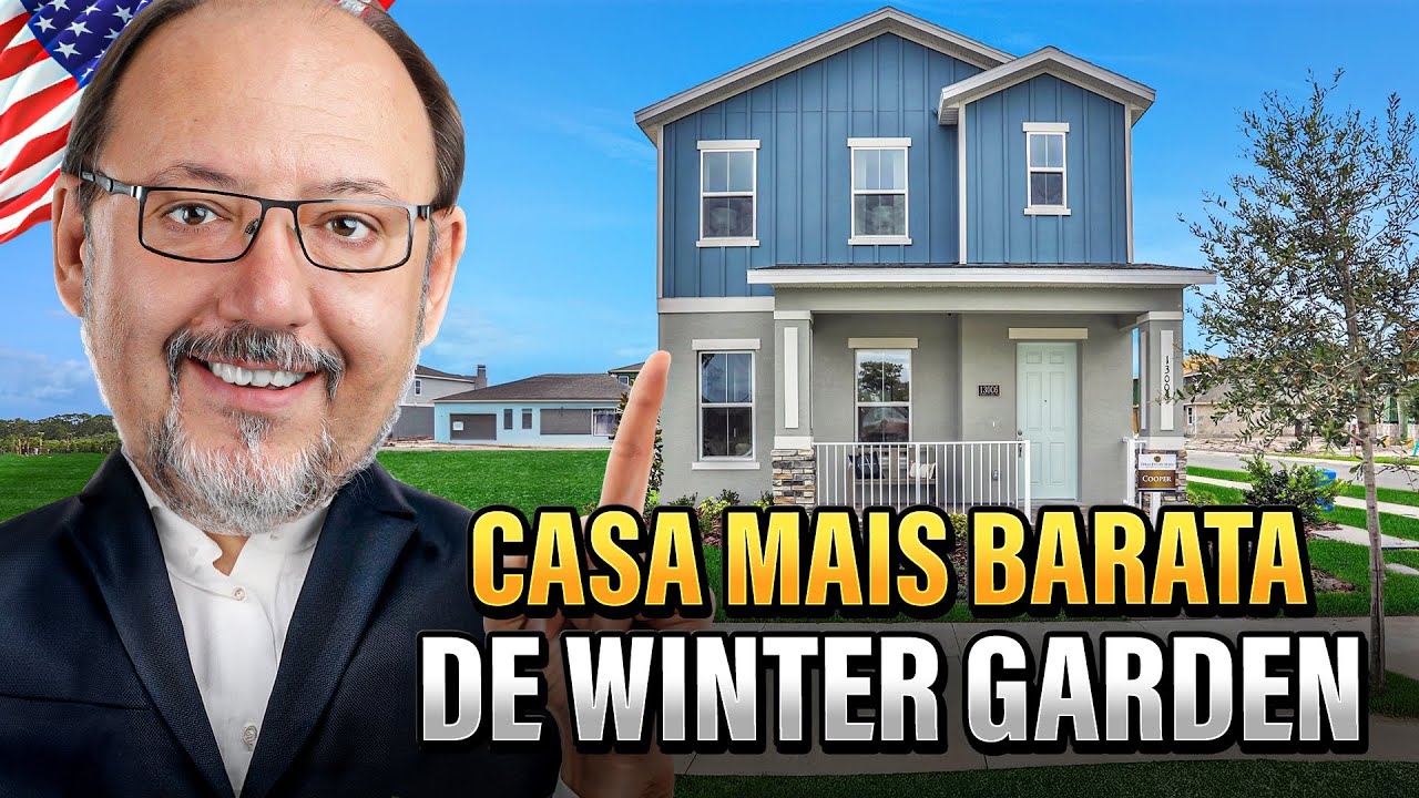 CASA MAIS BARATA DE 2024 EM WINTER GARDEN NOS EUA!
