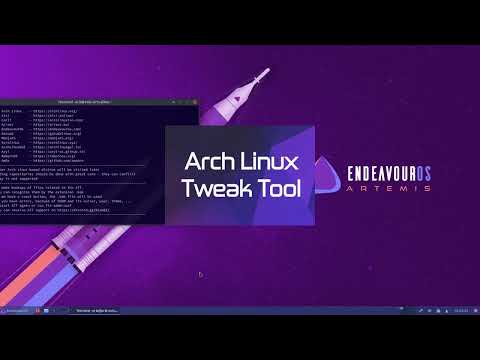 ArcoLinux : 2929 ATT - Installing EndeavourOS - EndeavourOS_Artemis-22_6.iso - SDDM WALL