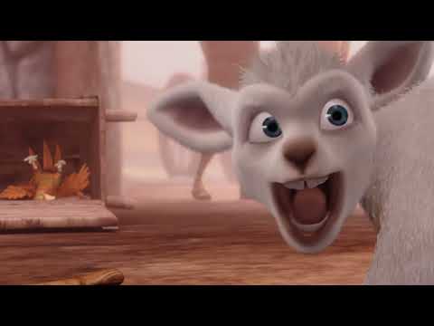 Trailer frame highlighting Judah the lamb looking upward, underscored by tender music