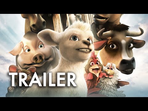 The Lion of Judah trailer still with the lamb at center and warm sunset palette