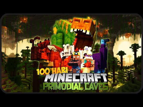 Exploring Primordial Caves for 100 Days in Minecraft
