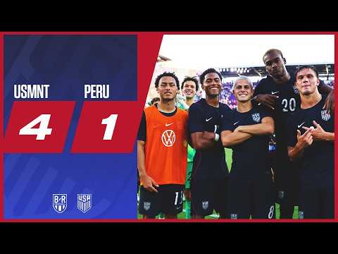 USA-Perù 4-1: Ellis e Hall segnano al debutto, brilla la gioventù di Pochettino (sintesi e highlights)