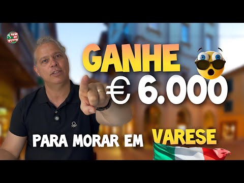 💶 SIX THOUSAND EUROS TO LIVE IN VARESE 🇮🇹