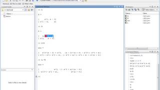 48  Matrices and the Symbolic Math Toolbox
