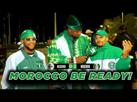 ALGERIA 0-2 NIGERIA ( Olu & Okpe @nigeriafootballweekly REACTION ) AFCON 2025