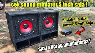 Download lagu CHECK SOUND MINIATURE SOUND SYSTEM 5 INCH VERY GOOD SOUND mp3