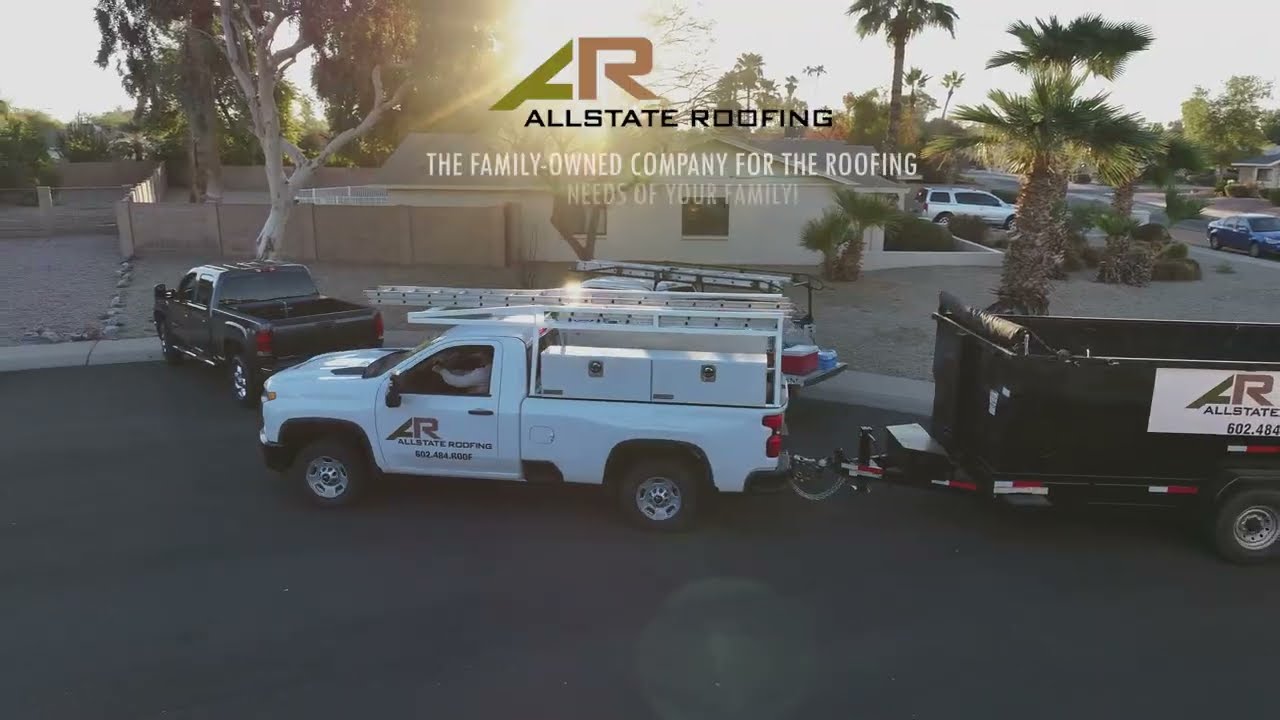 Professional Shingle Roofing Installation in Arizona | Allstate Roofing Drone Showcase