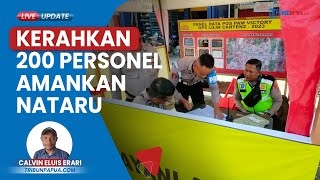 Ratusan Personel Polisi Dikerahkan di  5 Pos Pengamanan Jelang Natal dan Tahun Baru 2024 di Jayapura