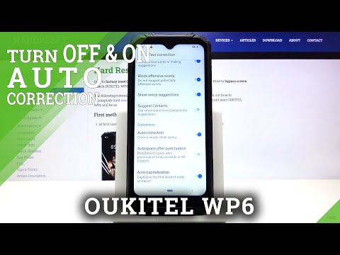 How to Manage Dictionary Settings in Oukitel WP6 – Set Up Auto Correction Feature