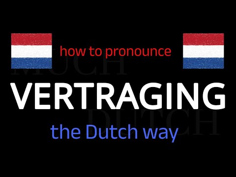 Learn How To Say VERTRAGING (Delay) in Dutch in Seconds!