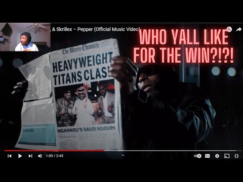 I WAS NOT EXPECTING THIS!! Flowdan, Lil Baby, & Skrillex – Pepper (Official Music Video) (REACTION!)