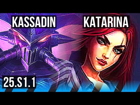 KASSADIN vs KATARINA (MID) | BR Grandmaster | 25.S1.1