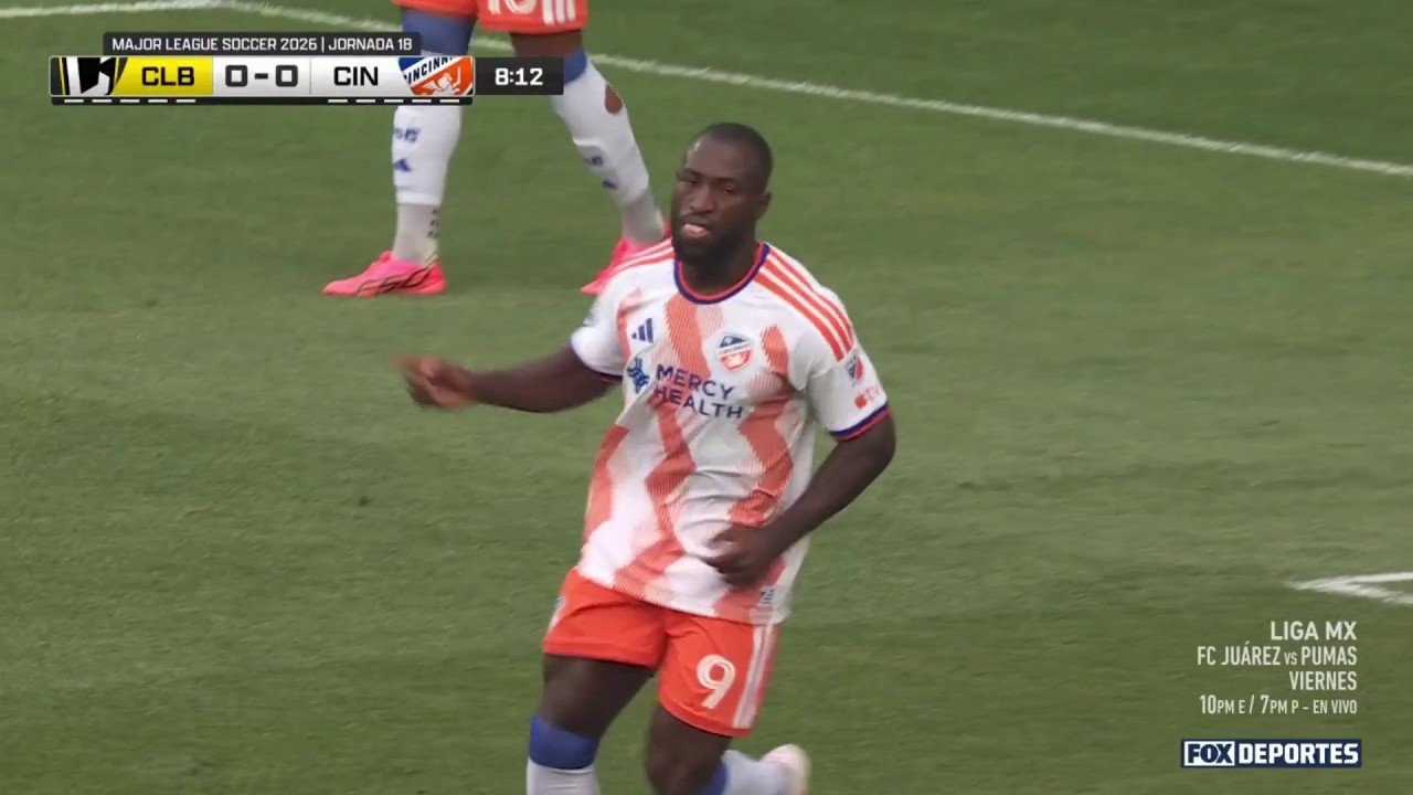 😲👏 GOL DE KÉVIN DENKEY. | Columbus Crew 0-1 FC Cincinnati | MLS 2026