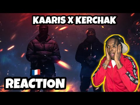 AMERICAN REACTS TO FRENCH RAP | Kaaris ft. Kerchak - Double K (Clip Officiel) ENGLISH LYRICS