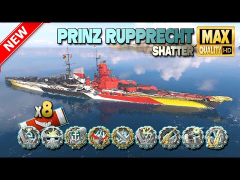 Prinz Rupprecht: 9-Medaillen-Spiel! - World of Warships