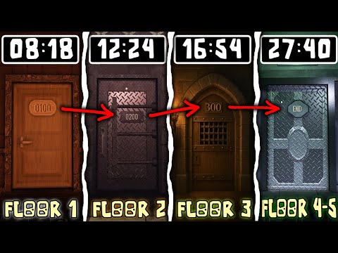 Roblox : Speedrun: DOORS DOORS HOTEL Vs FLOOR 2 Vs FLOOR 3 Vs FLOOR 5  | Jumpscares