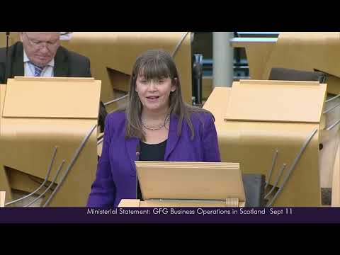 Ministerial Statement: GFG Business Operations in Scotland - 11 September 2025