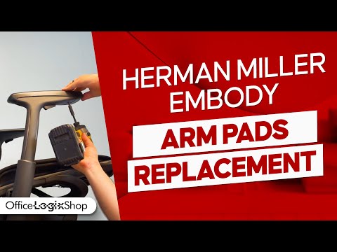 Herman Miller Embody Arm Pads Replacement Tutorial