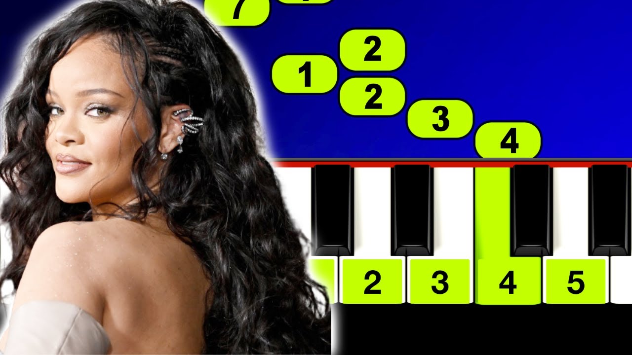 Rihanna – Lift Me Up – Piano Tutorial TRES FACILE