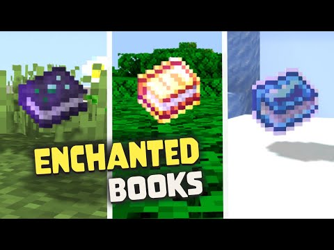 Minecrafting - Texture Packs, Seeds & Builds - Xali's Enchanted Books Texture Pack 16x16 | ALL ENCHANTED BOOKS WITH TEXTURE  | Minecraft 1.19
