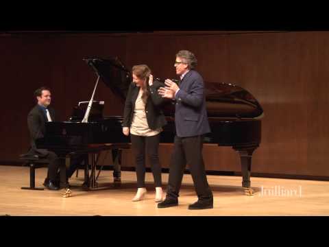Thomas Hampson Master Class, January 28, 2015: Ewa Płonka & Joel Harder