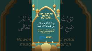 Bacaan Niat Bayar Fidyah Ibu Hamil Lengkap dengan Arti