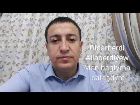 Mergen Annamuhammedow "Men bagtyma sataşdym" awtory Didarberdi Allaberdiýew