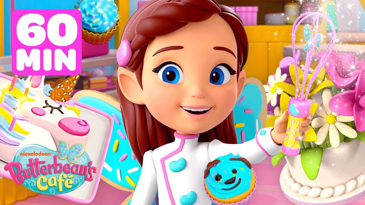 Butterbean Bakes Magical Cakes & Tasty Treats! w/ Cricket | 1 Hour Compilation | Shimmer and Shine