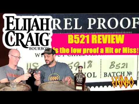 Elijah Craig B521 Review vs A121 - Is their lowest proof yet worth the price?