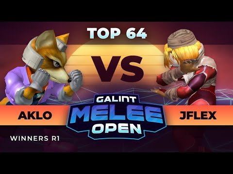 Aklo (Fox) Vs. Jflex (Sheik)  - Top 64 WR1 - Galint Melee Open: Summer 2021